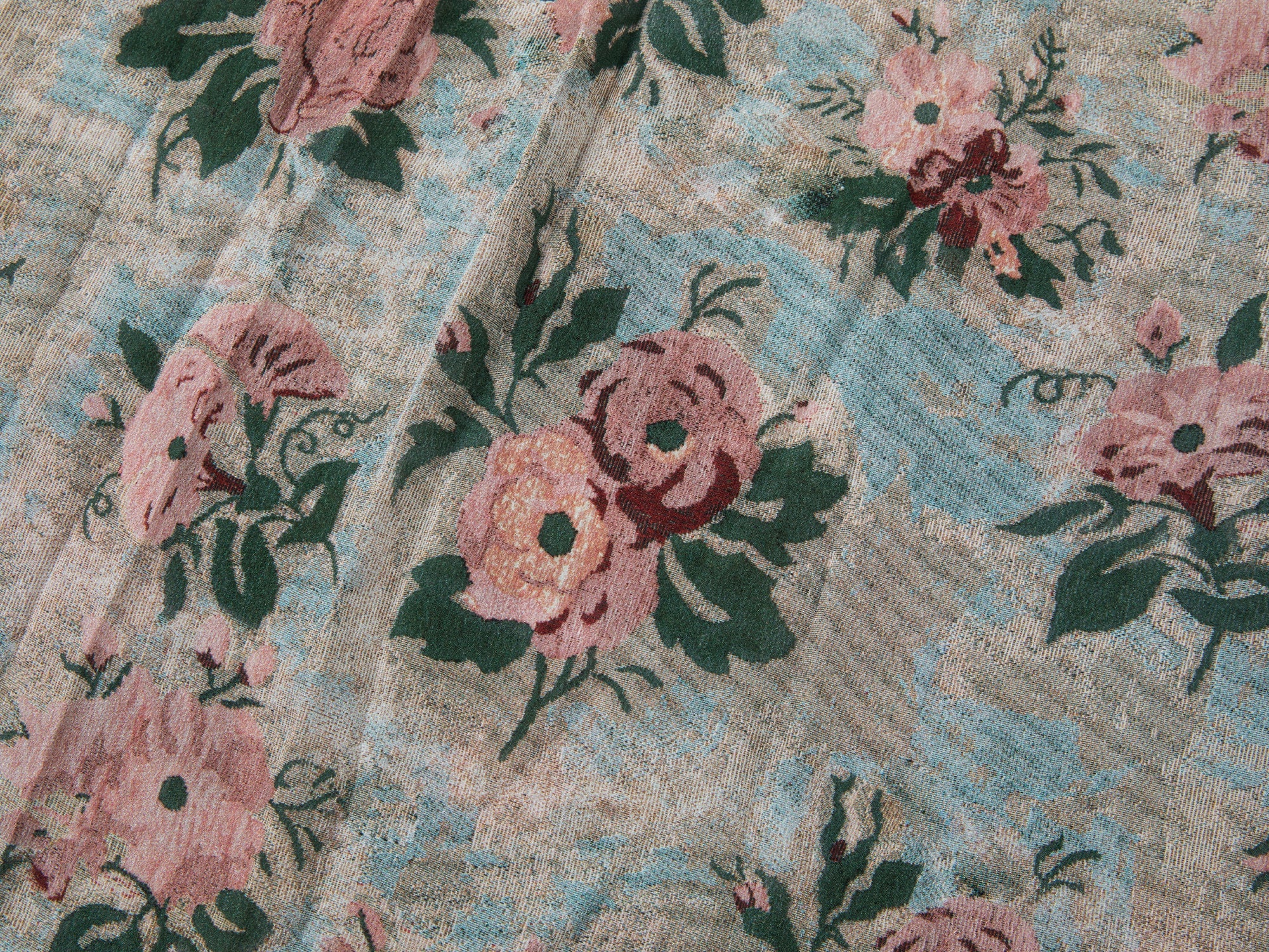 Vintage romantic wallpaper floral shirt