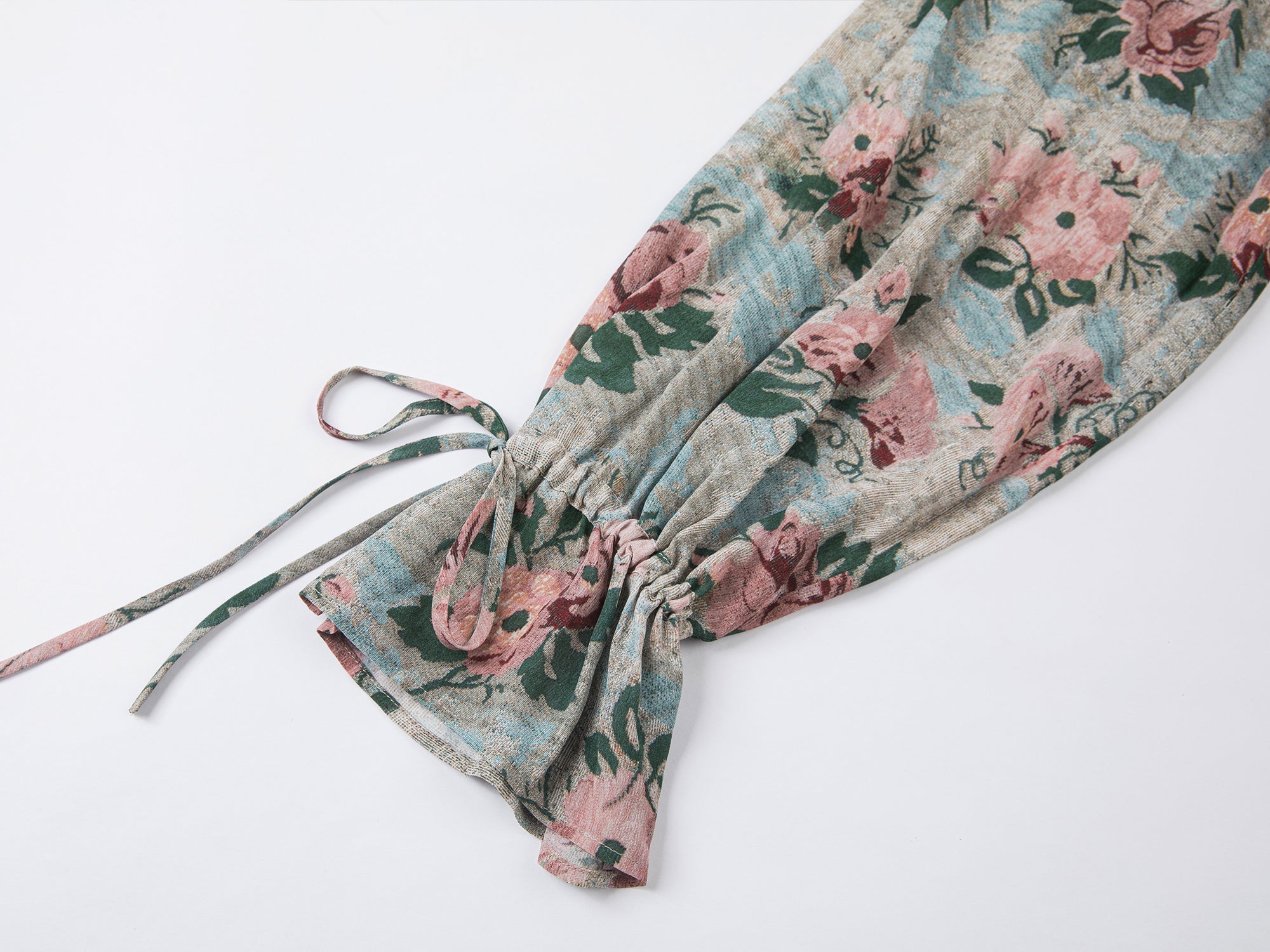 Vintage romantic wallpaper floral shirt