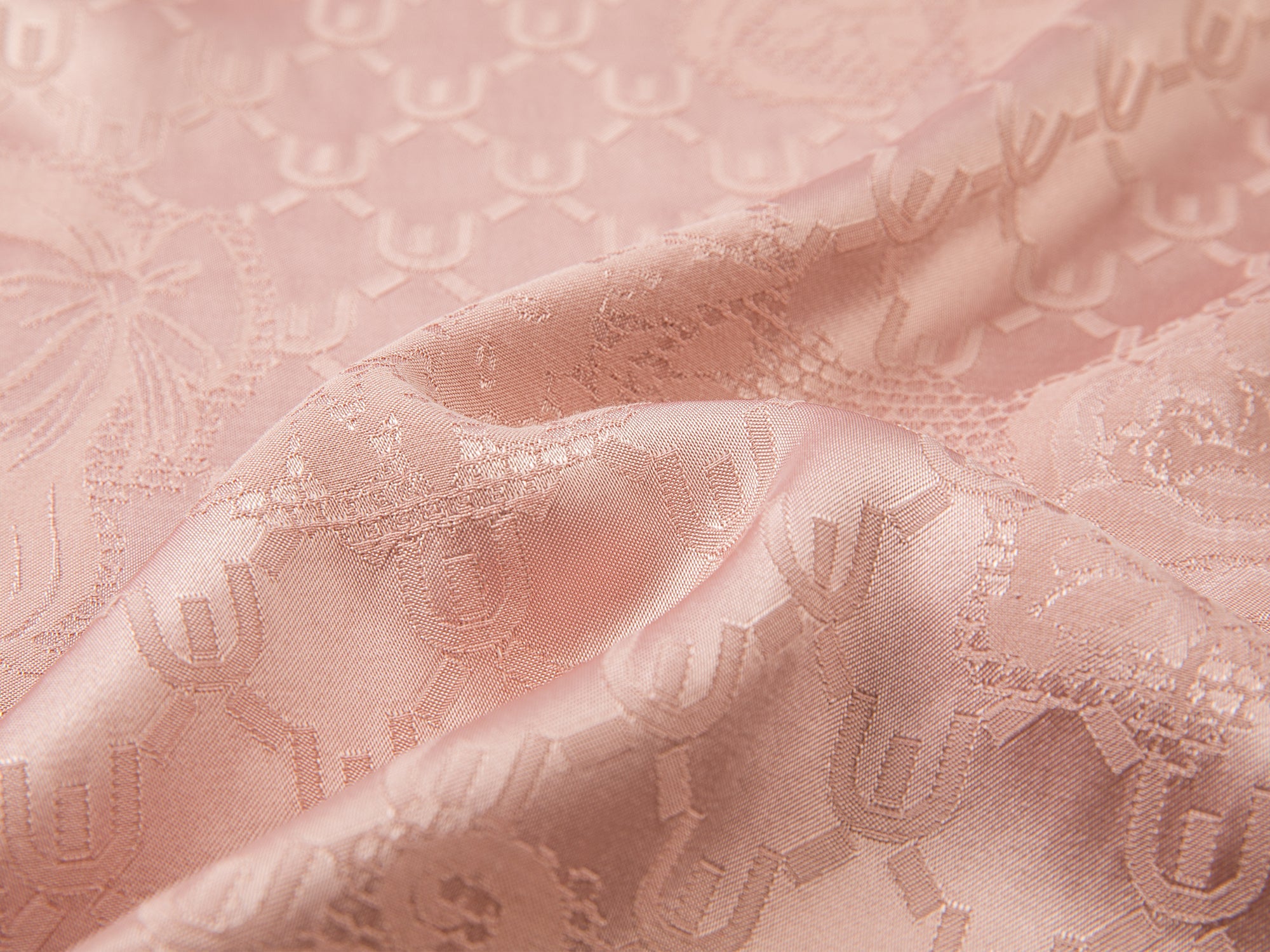 Vintage anime girl satin jacquard asymmetrical placket mandarin collar shirt