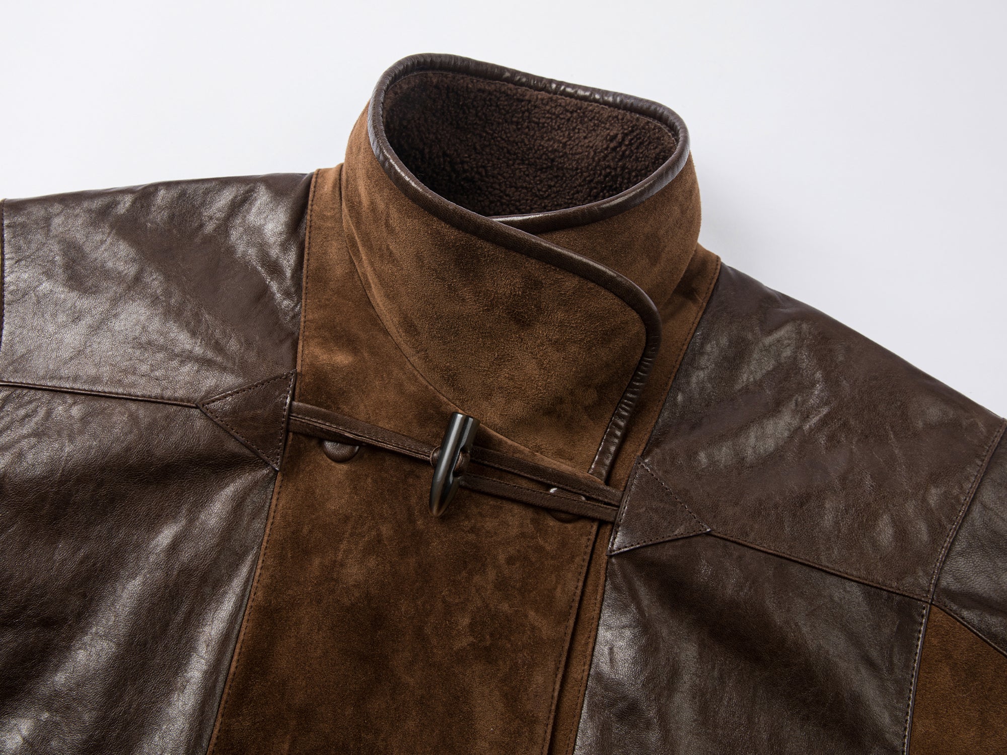 New Vintage 90s sheepskin leather coat