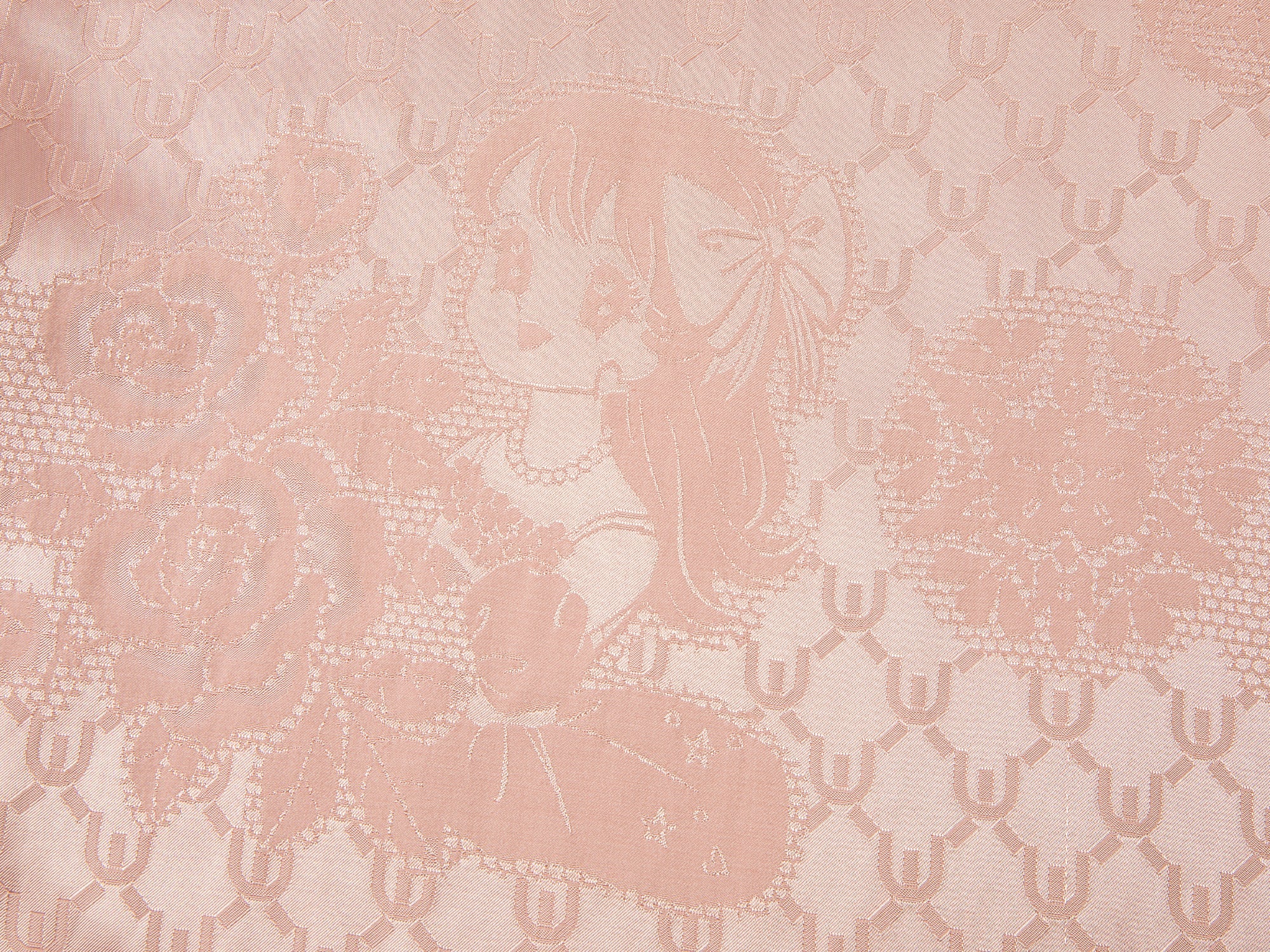 Vintage anime girl satin jacquard asymmetrical placket mandarin collar dress