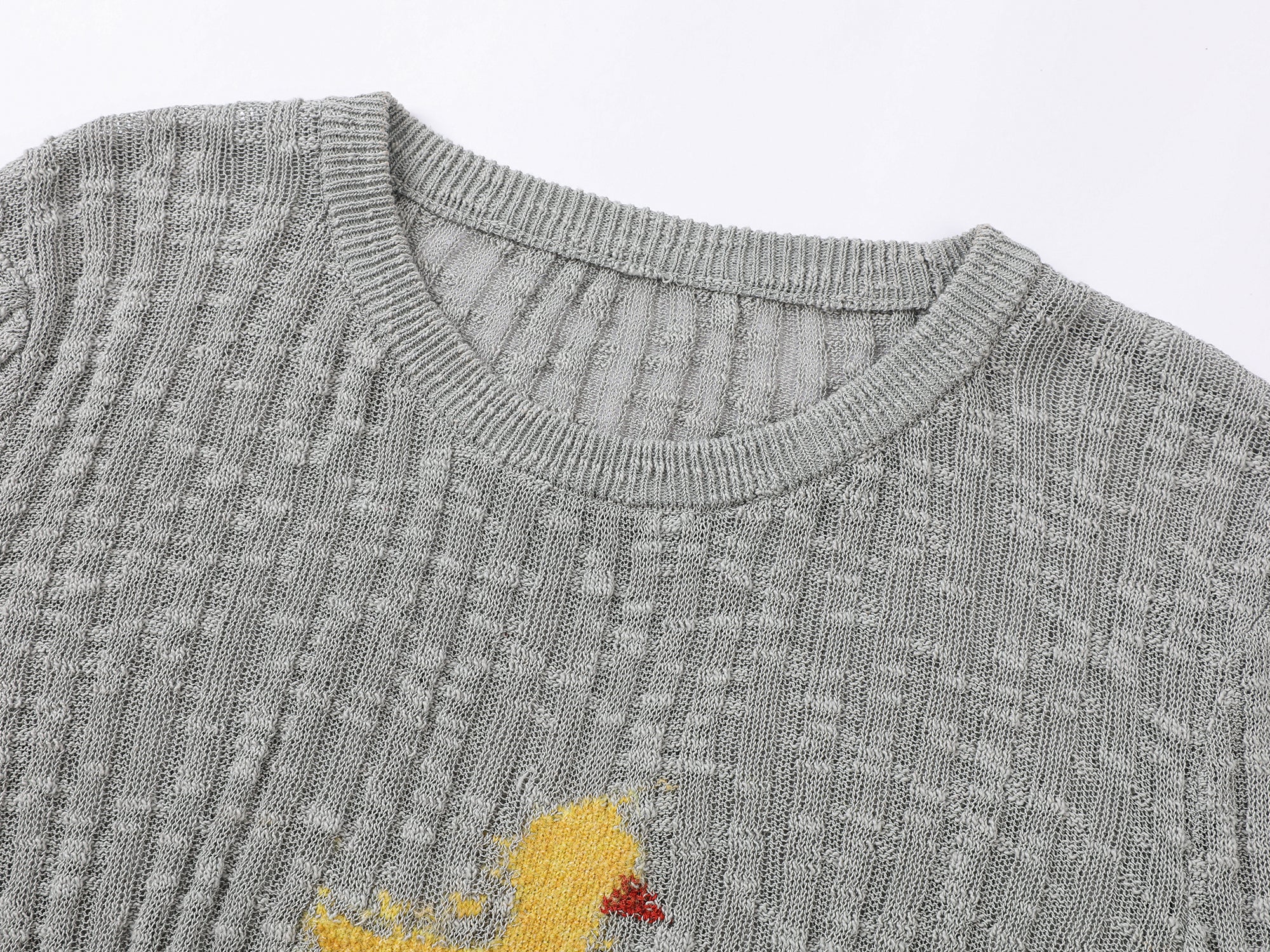Dynamic "I" duck pullover sweater