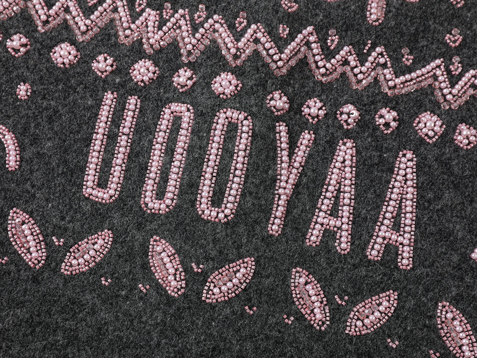 Elegant beaded Fair Isle cardigan