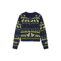 Elegant beaded Fair Isle cardigan