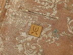 ヴィンテージの魅力的なジャカード花柄デトロイトジャケット