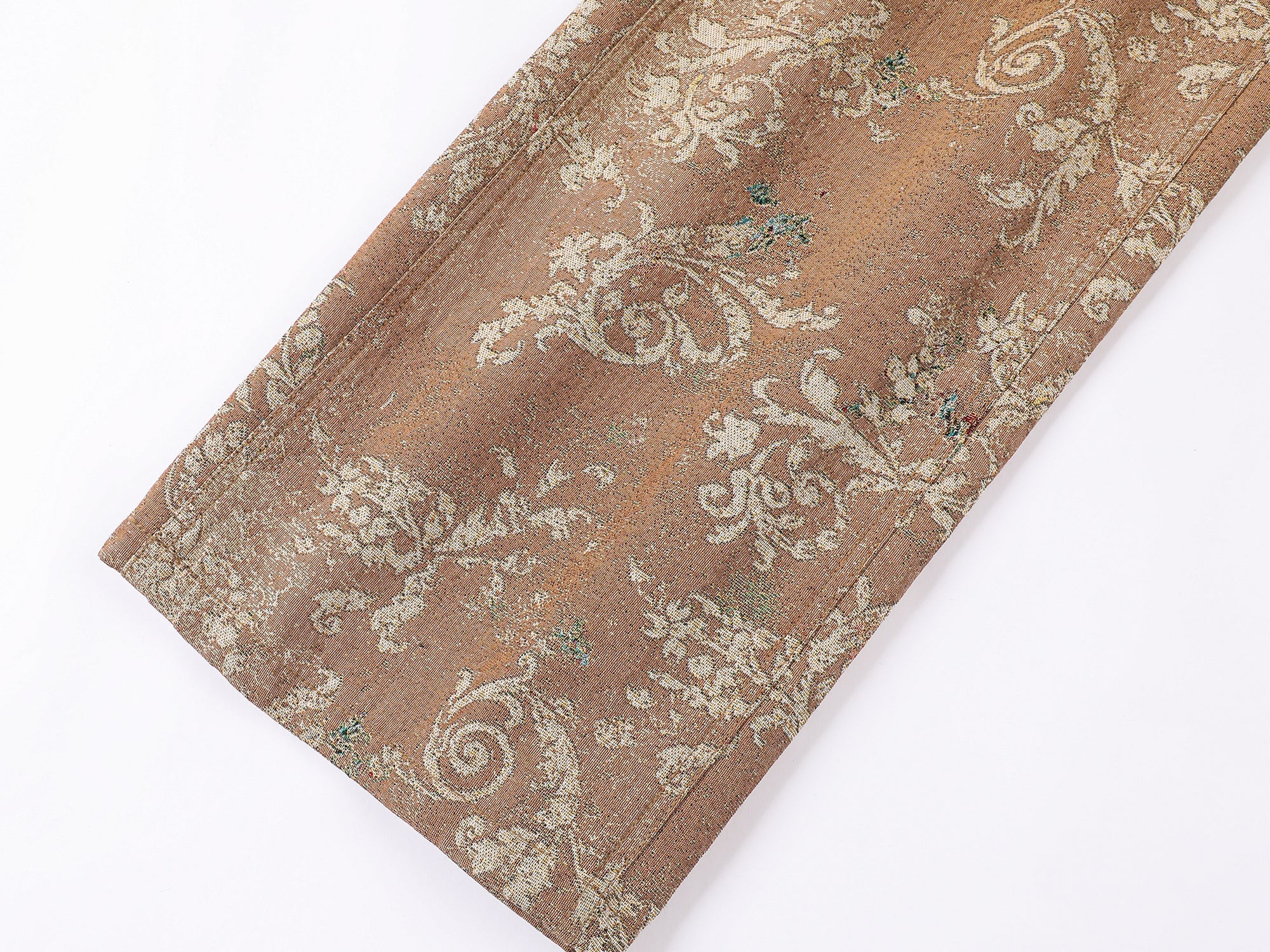 Vintage glamorous jacquard floral cargo pants