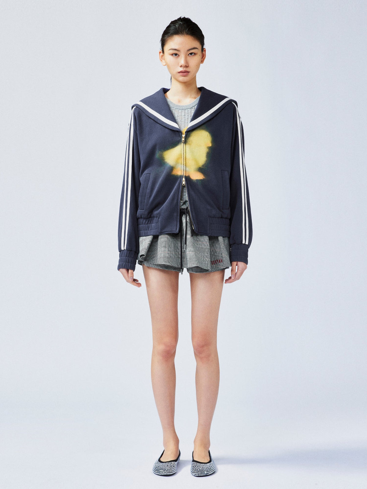 Introverted I-type personality duck pullover sweater