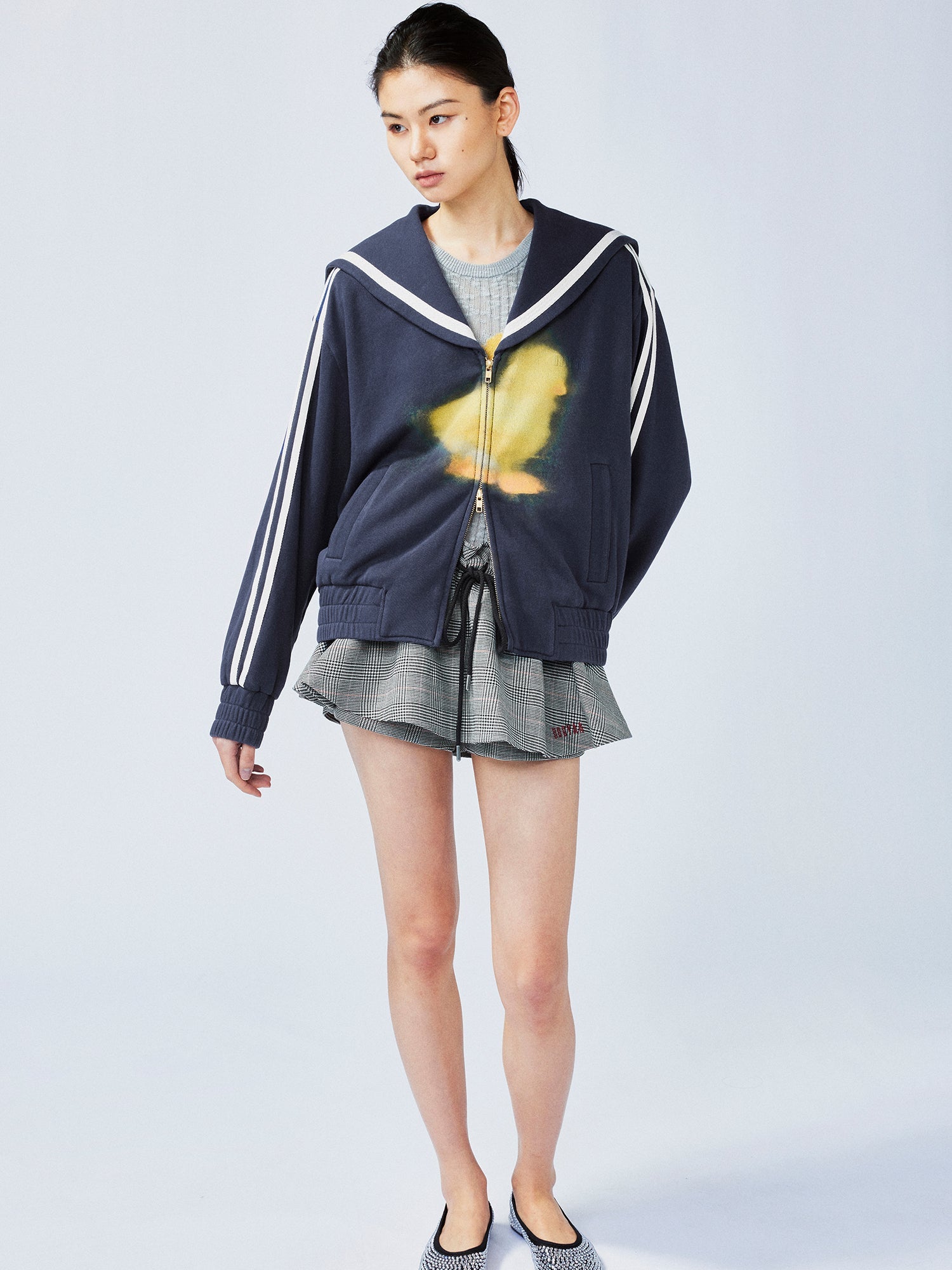 Introverted I-type personality duck pullover sweater