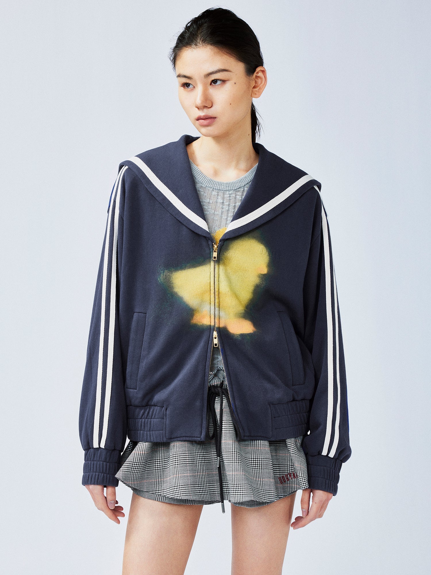 Introverted I-type personality duck pullover sweater