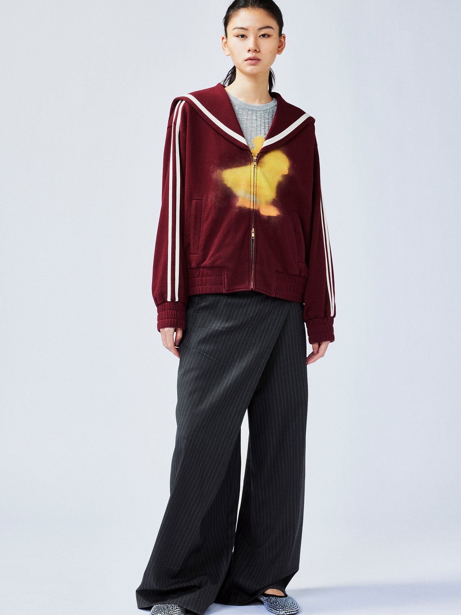 Introverted I-type personality duck pullover sweater