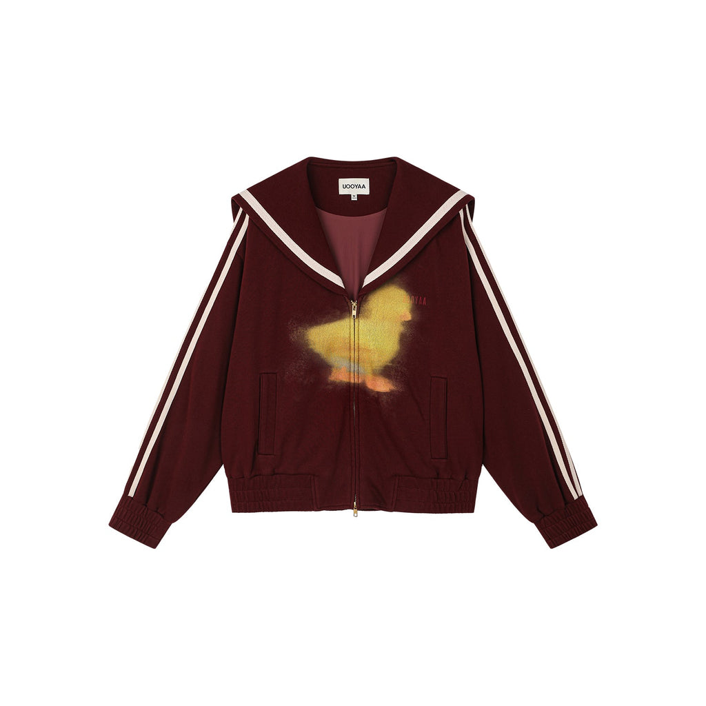 内向的なI型パーソナリティのダックプルオーバーセーター