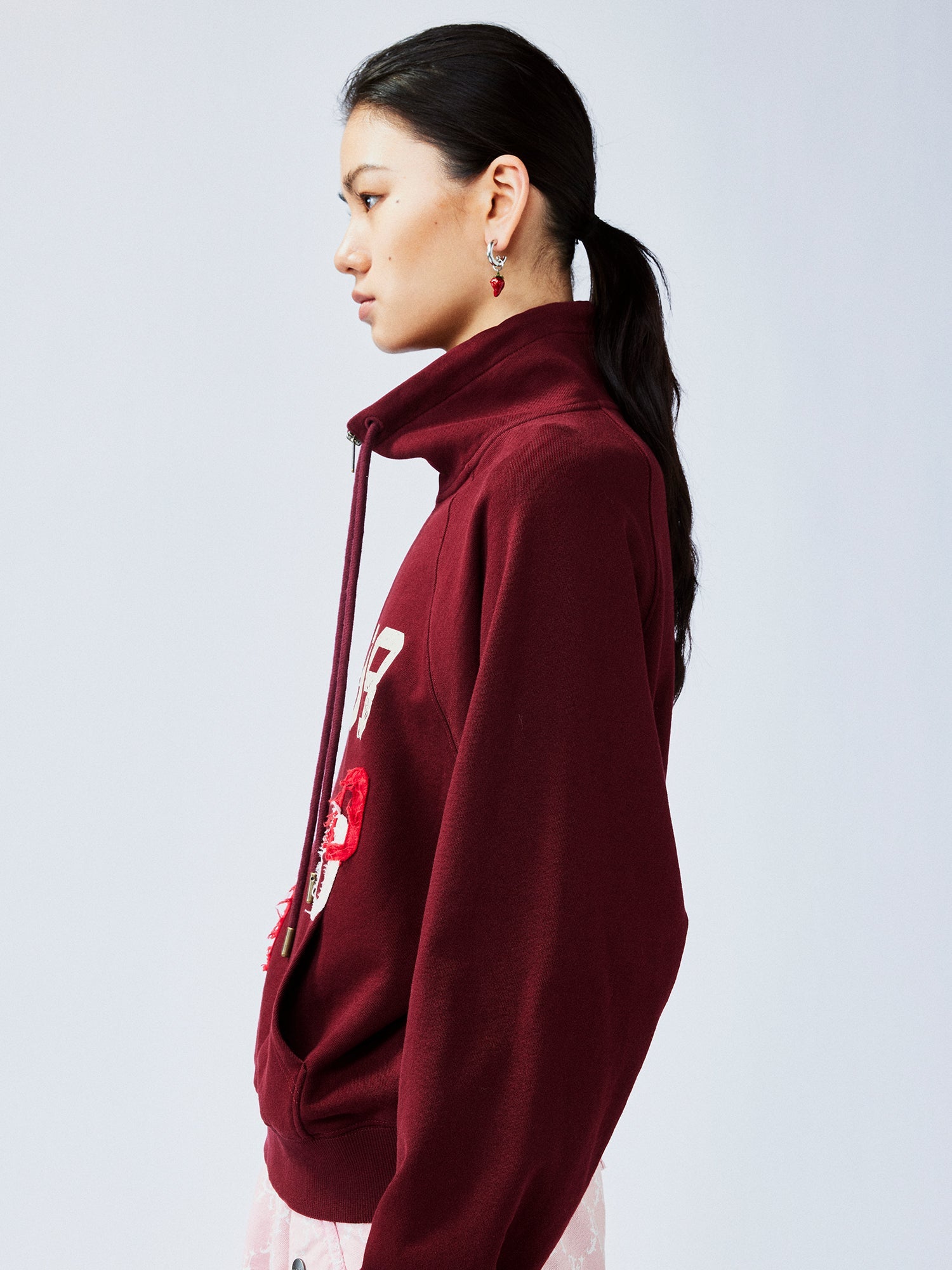 New vintage playful applique logo sweatshirt