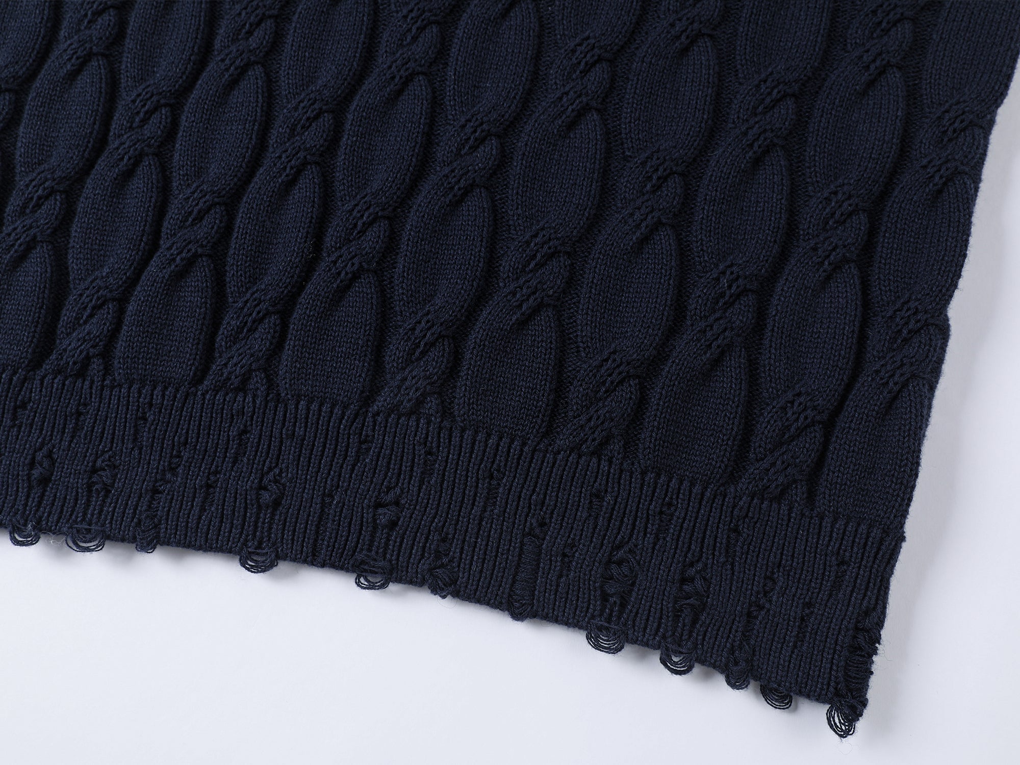 Charmingly playful diamond chain knit vest