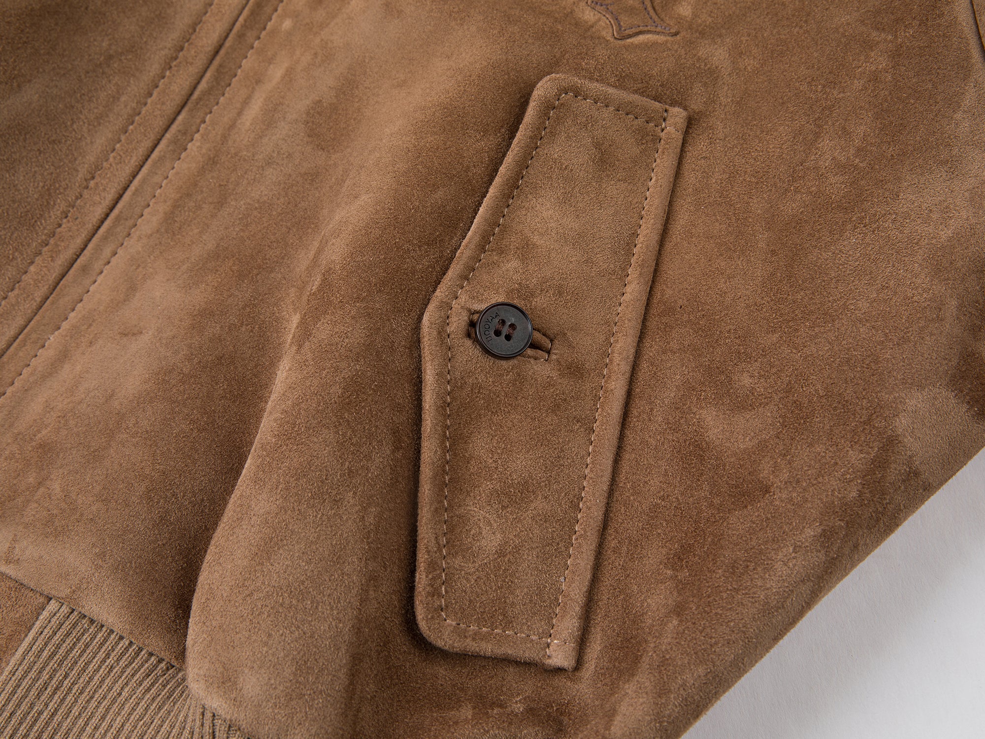 Vintage sheepskin Harrington jacket