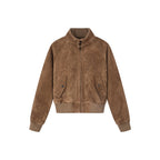 Vintage sheepskin Harrington jacket