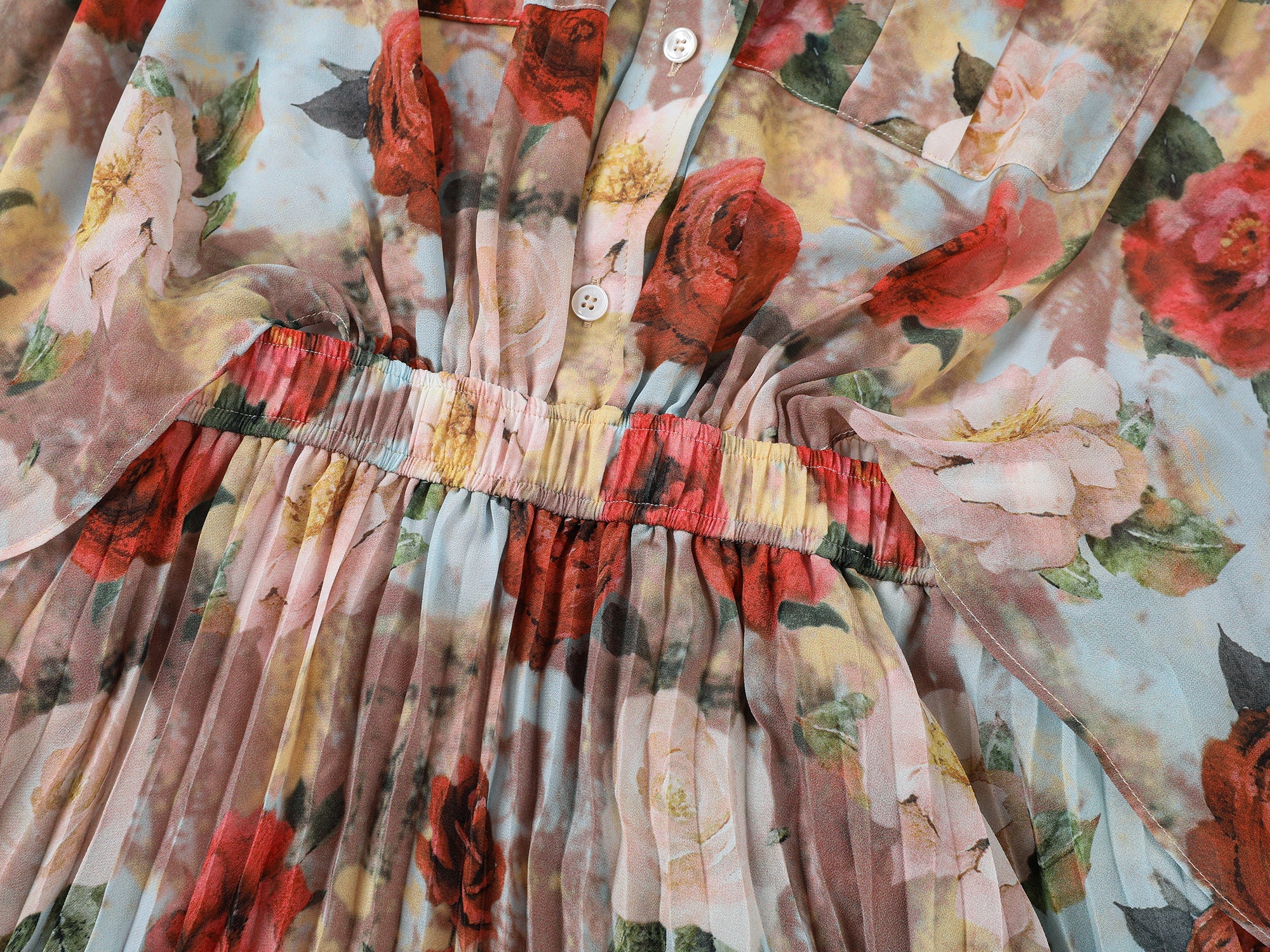 Shirt-tucked into skirt dress