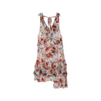 New Vintage romantic rose suspender dress