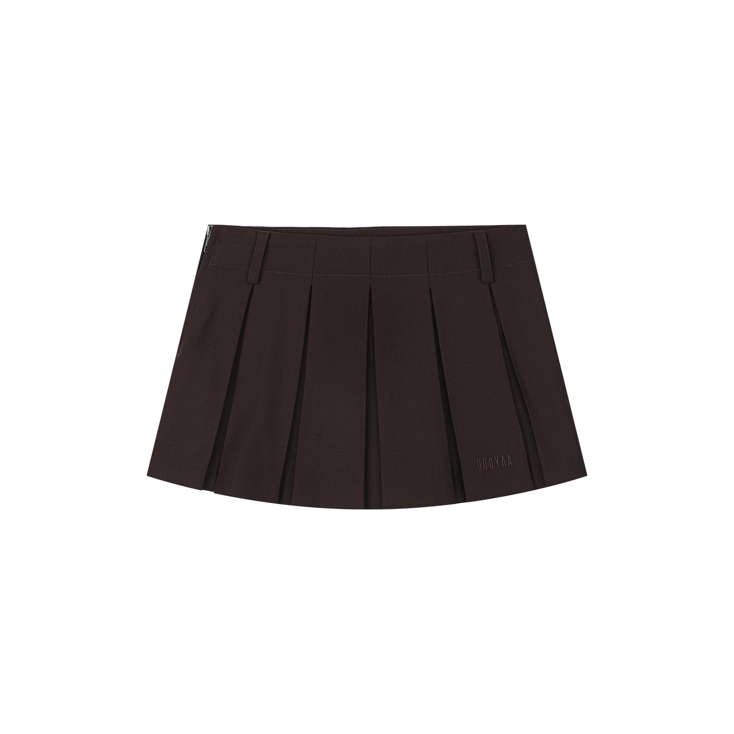 Preppy pleated mini skirt