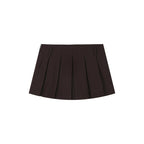 Preppy pleated mini skirt