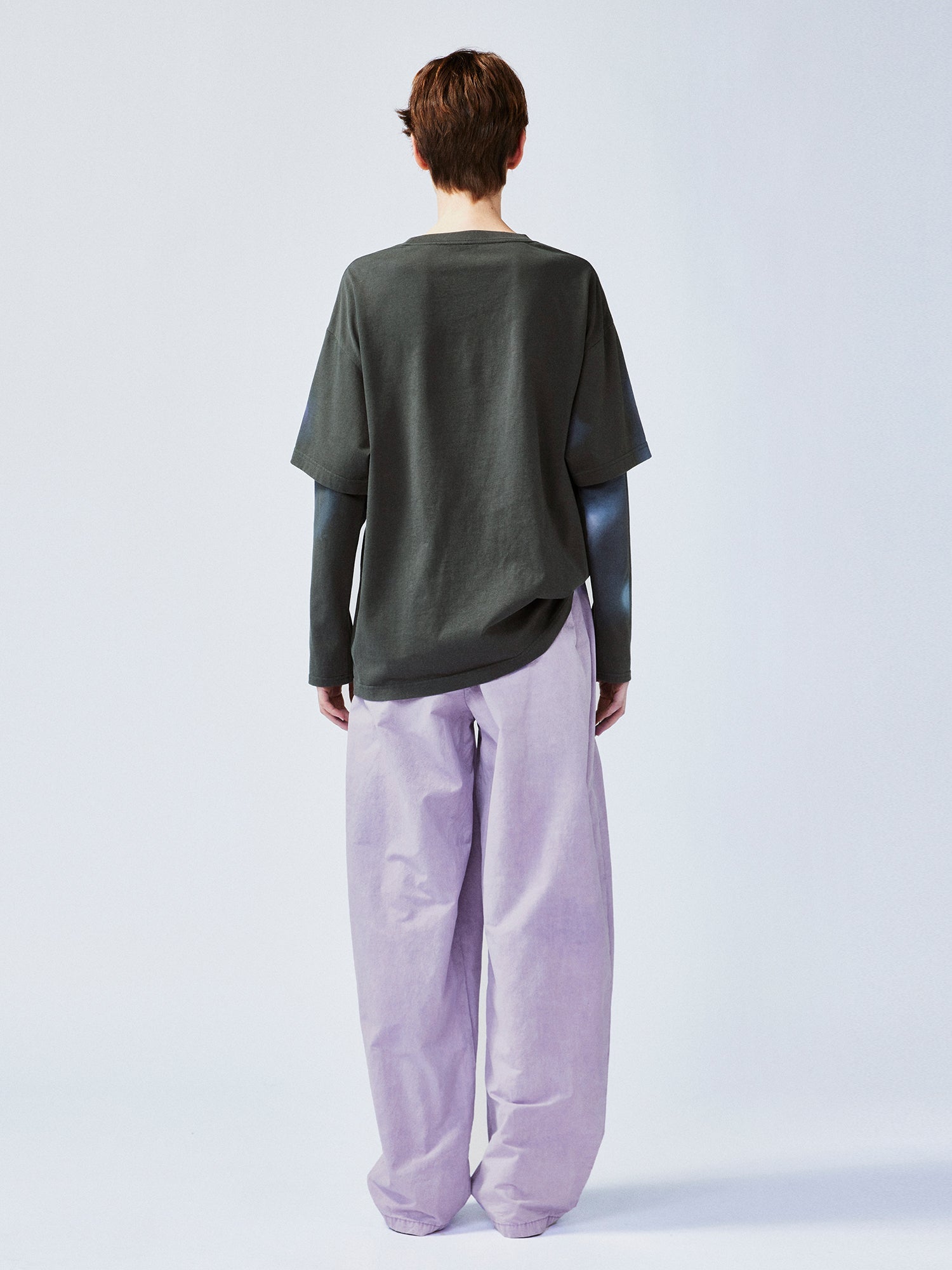 Dreamy halo cat layered T-shirt