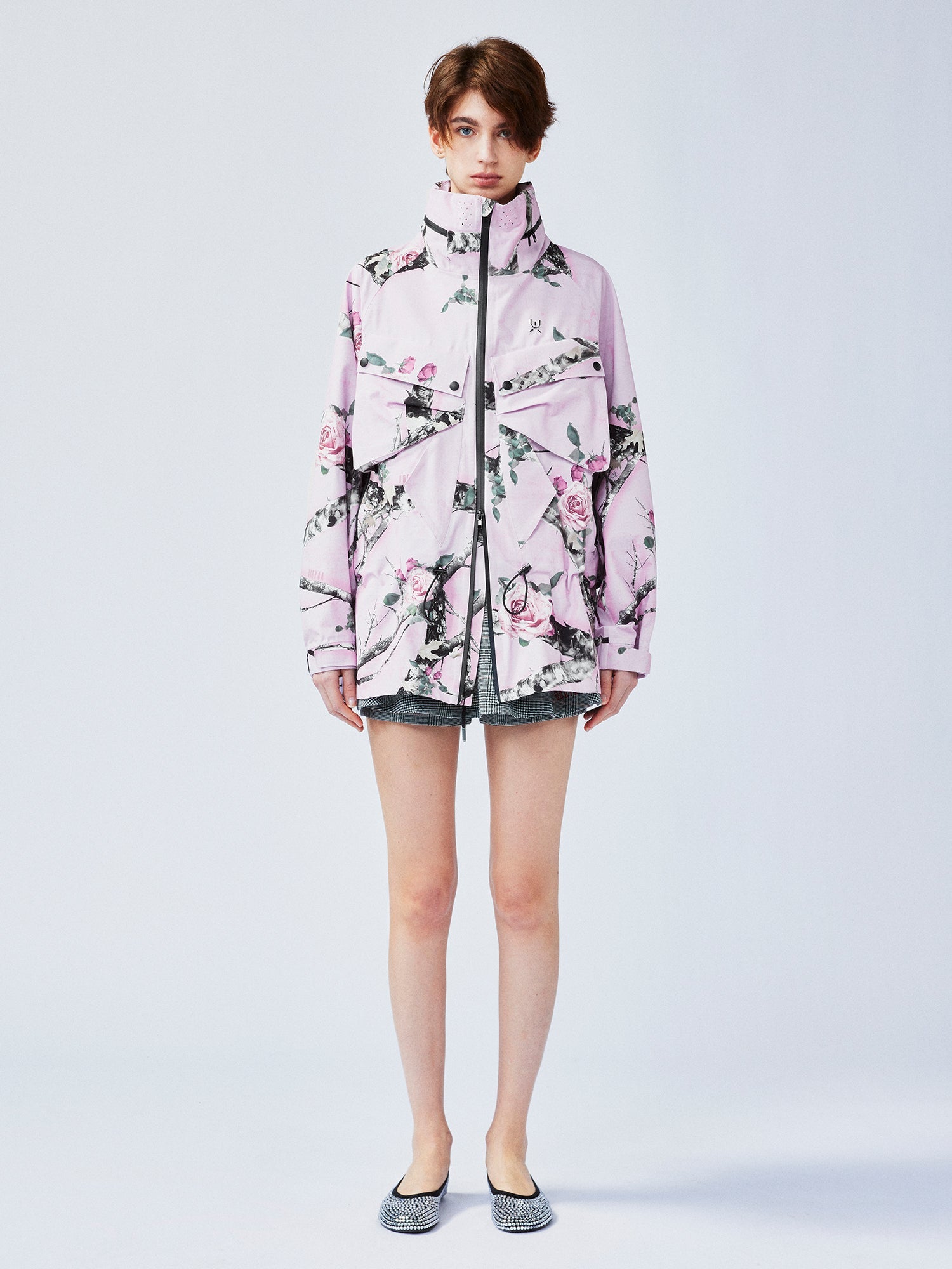 Rose tree pattern camo bow functional jacket
