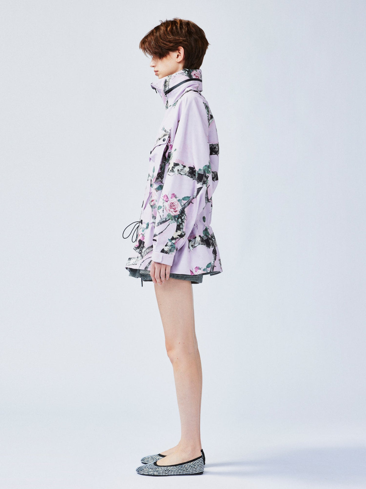 Rose tree pattern camo bow functional jacket