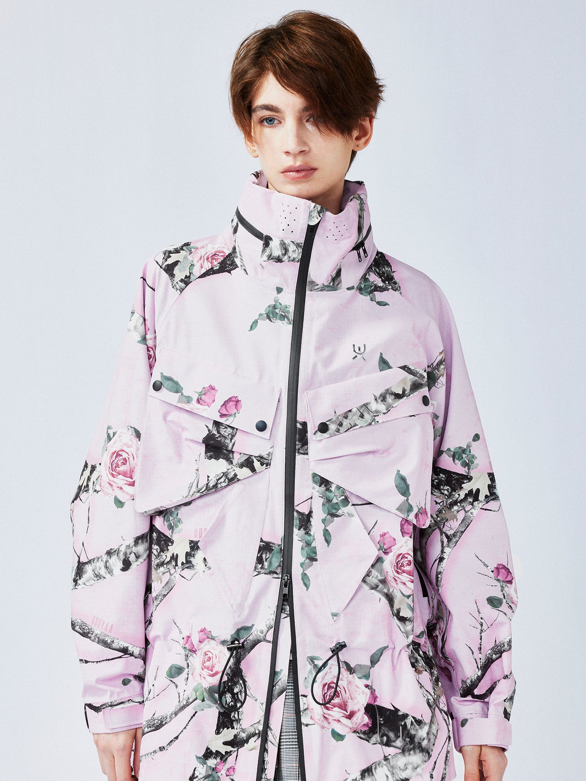 Rose tree pattern camo bow functional jacket