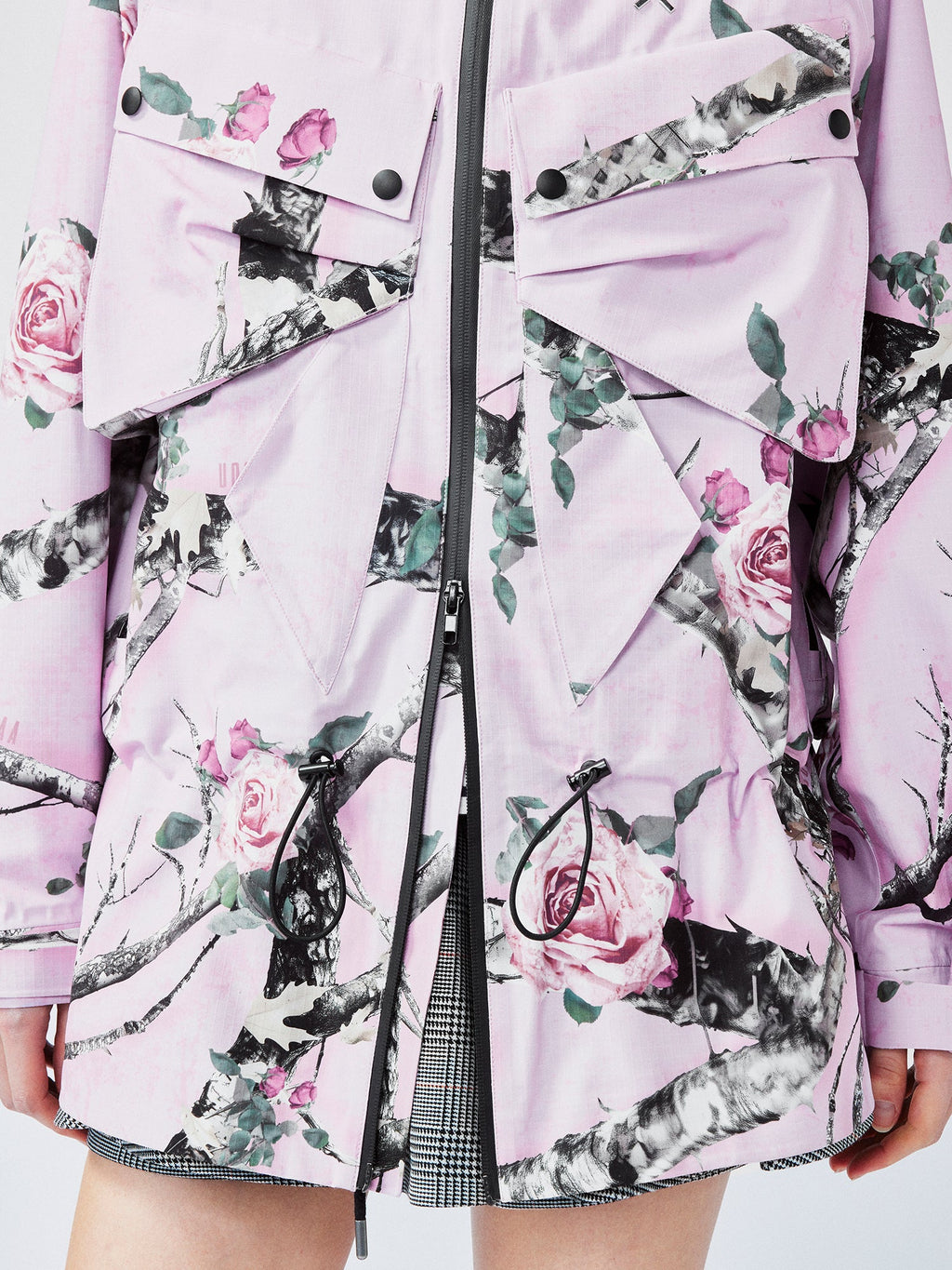 Rose tree pattern camo bow functional jacket