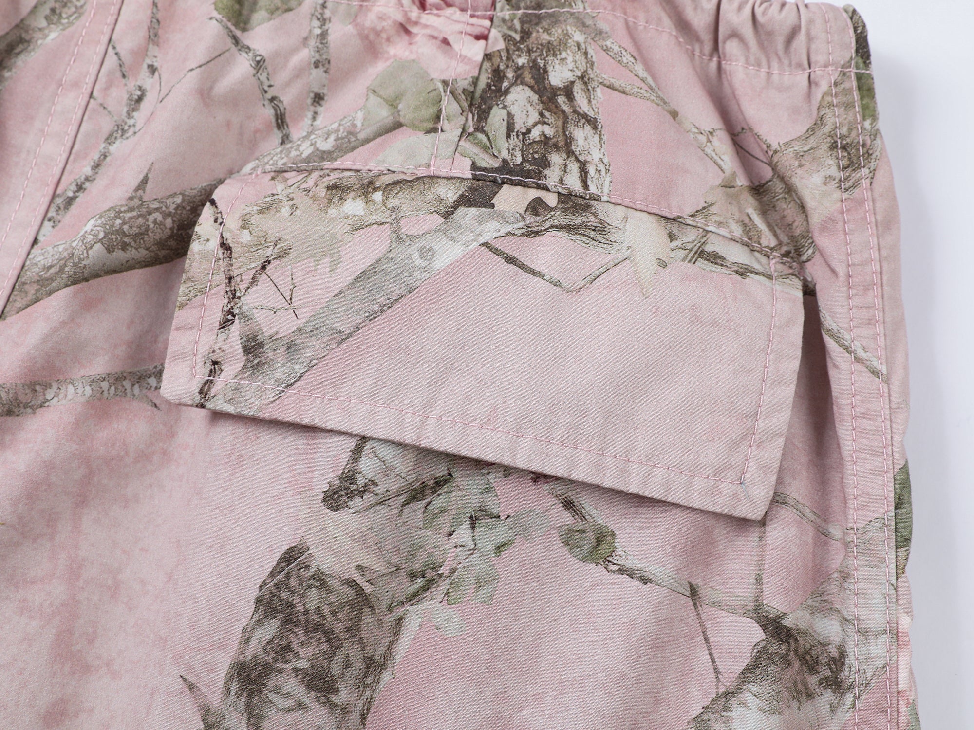 Rose tree pattern camo cargo pants