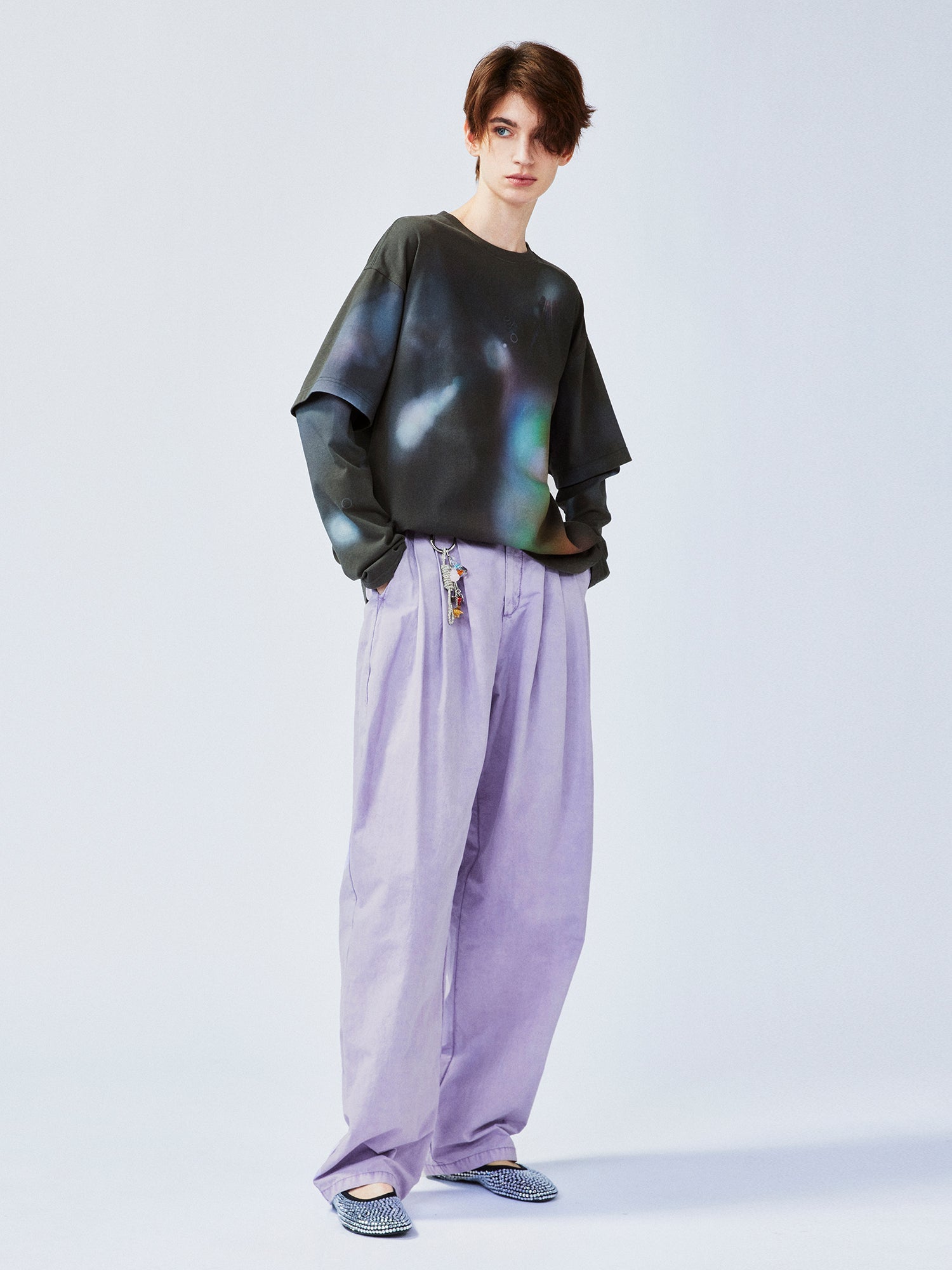 Youthful romantic prince pants