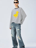 Distressed jeans