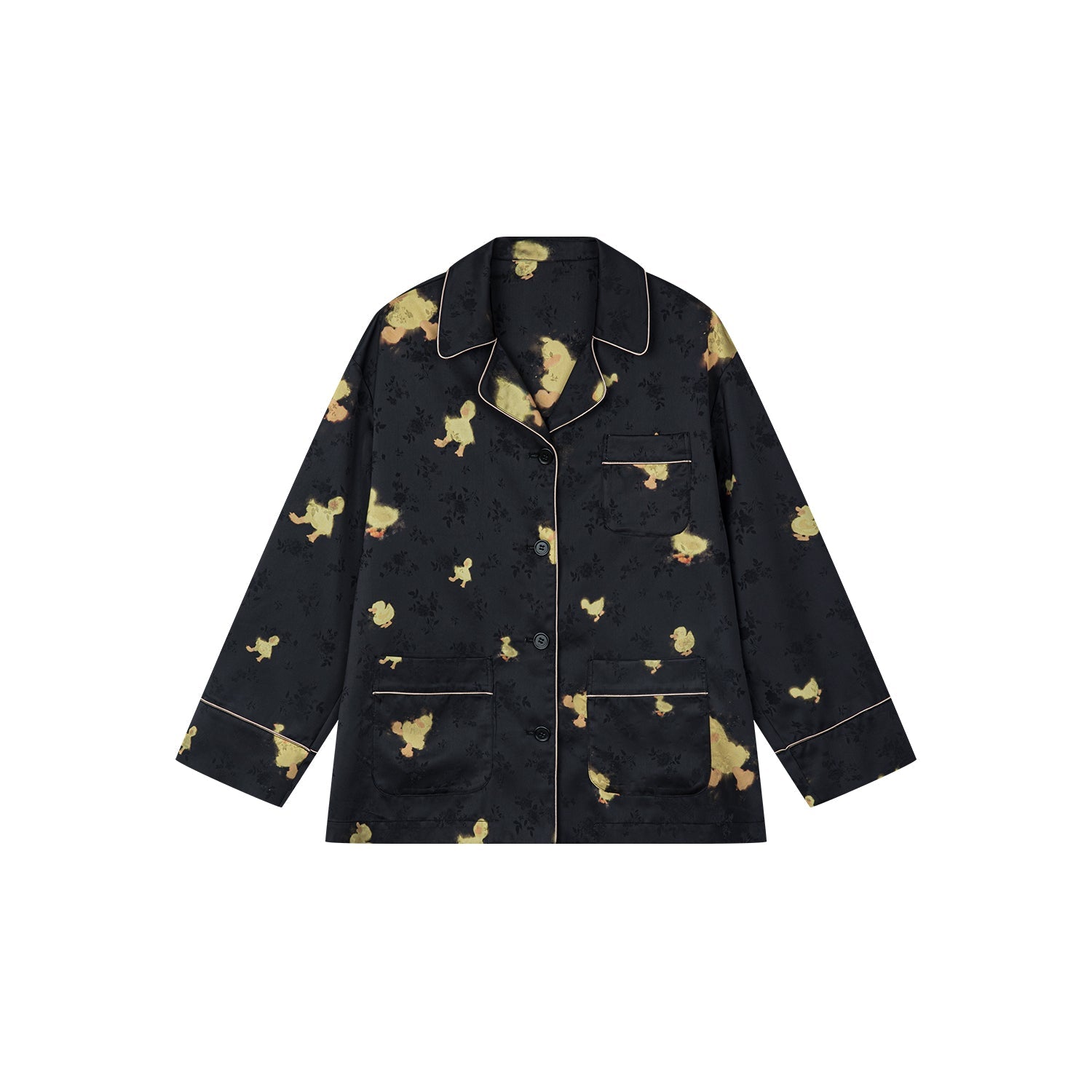 "I" duck pajama-style shirt