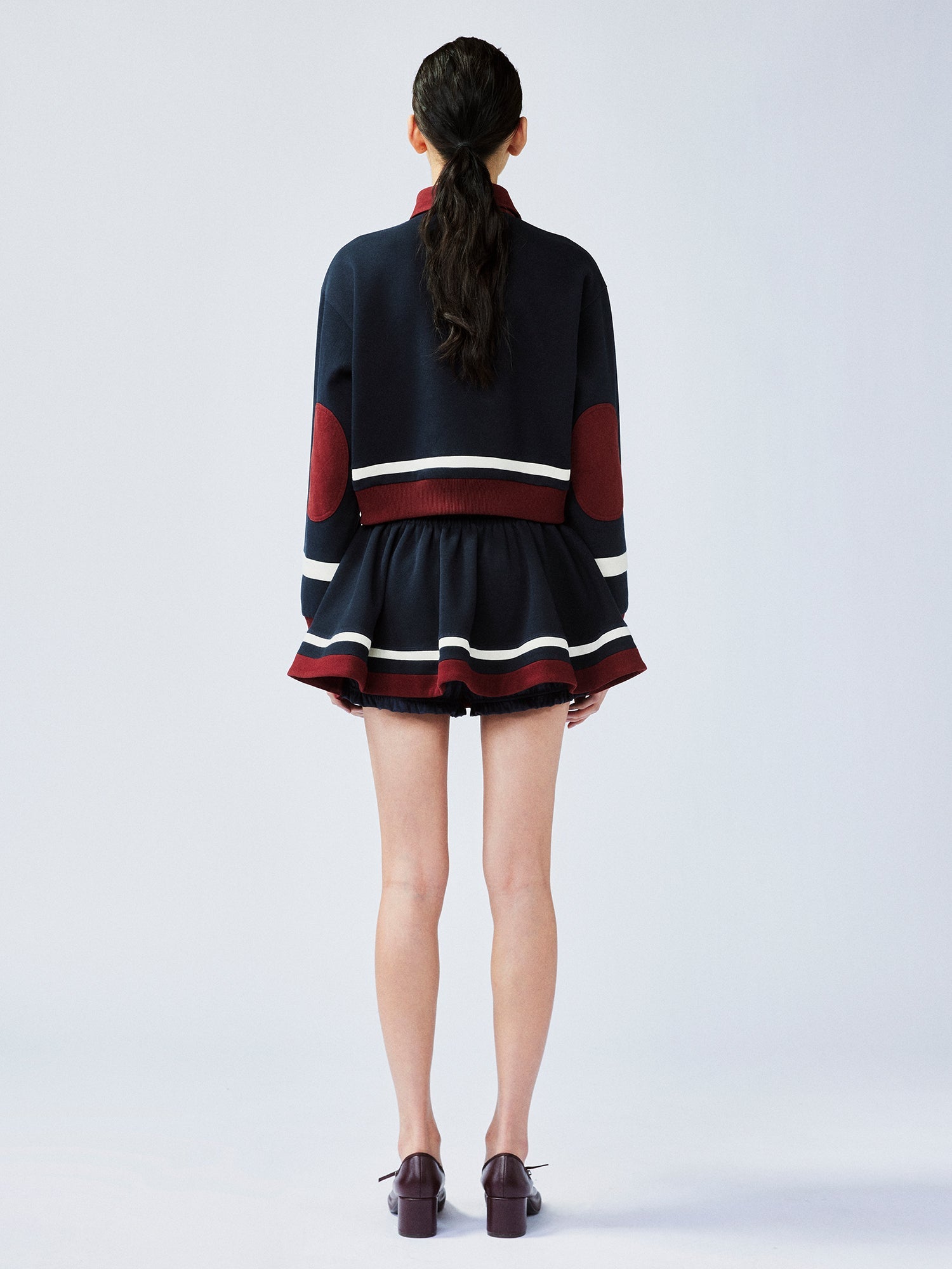 "I" duck polo sweatshirt