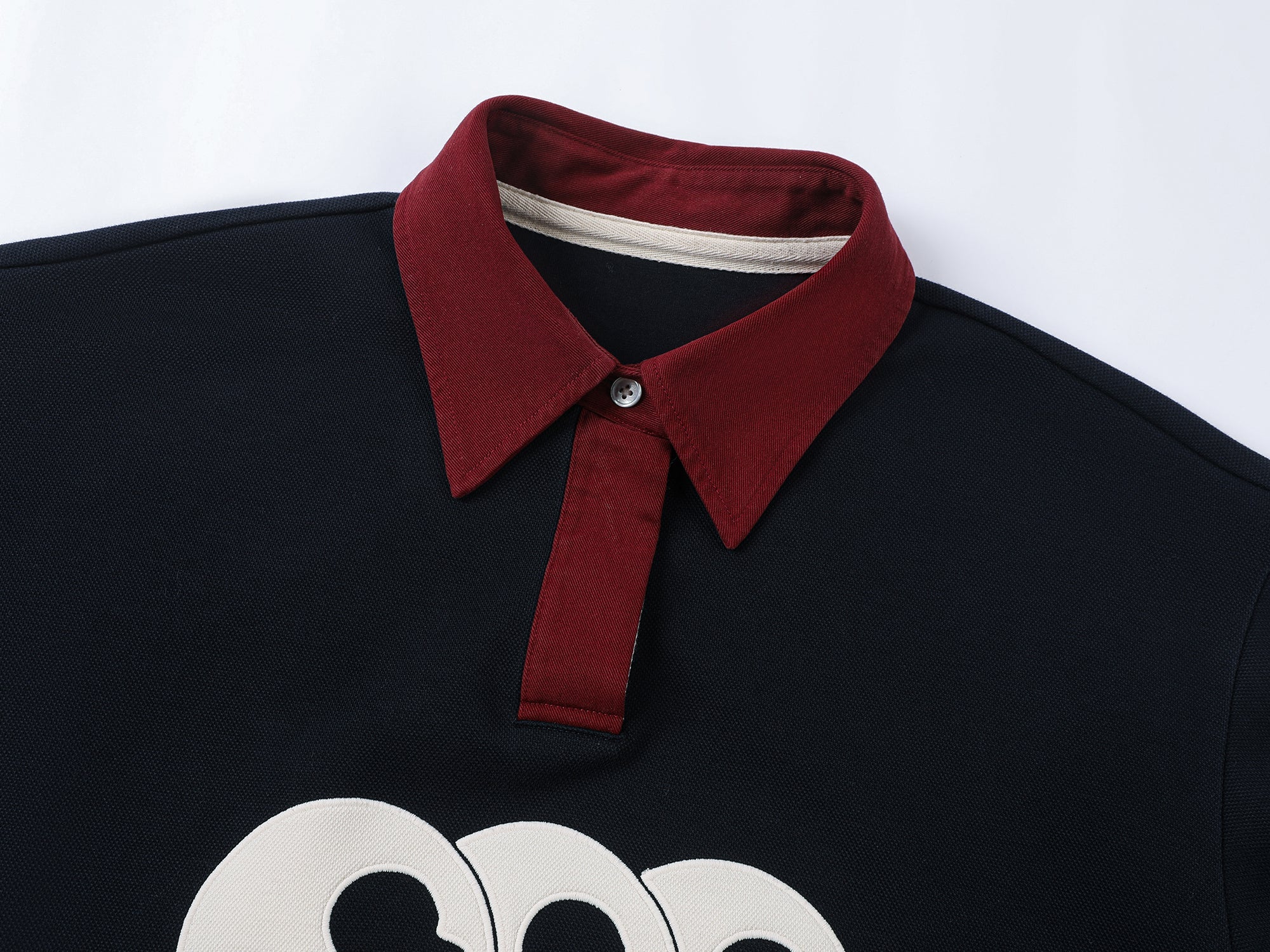 "I" duck polo sweatshirt
