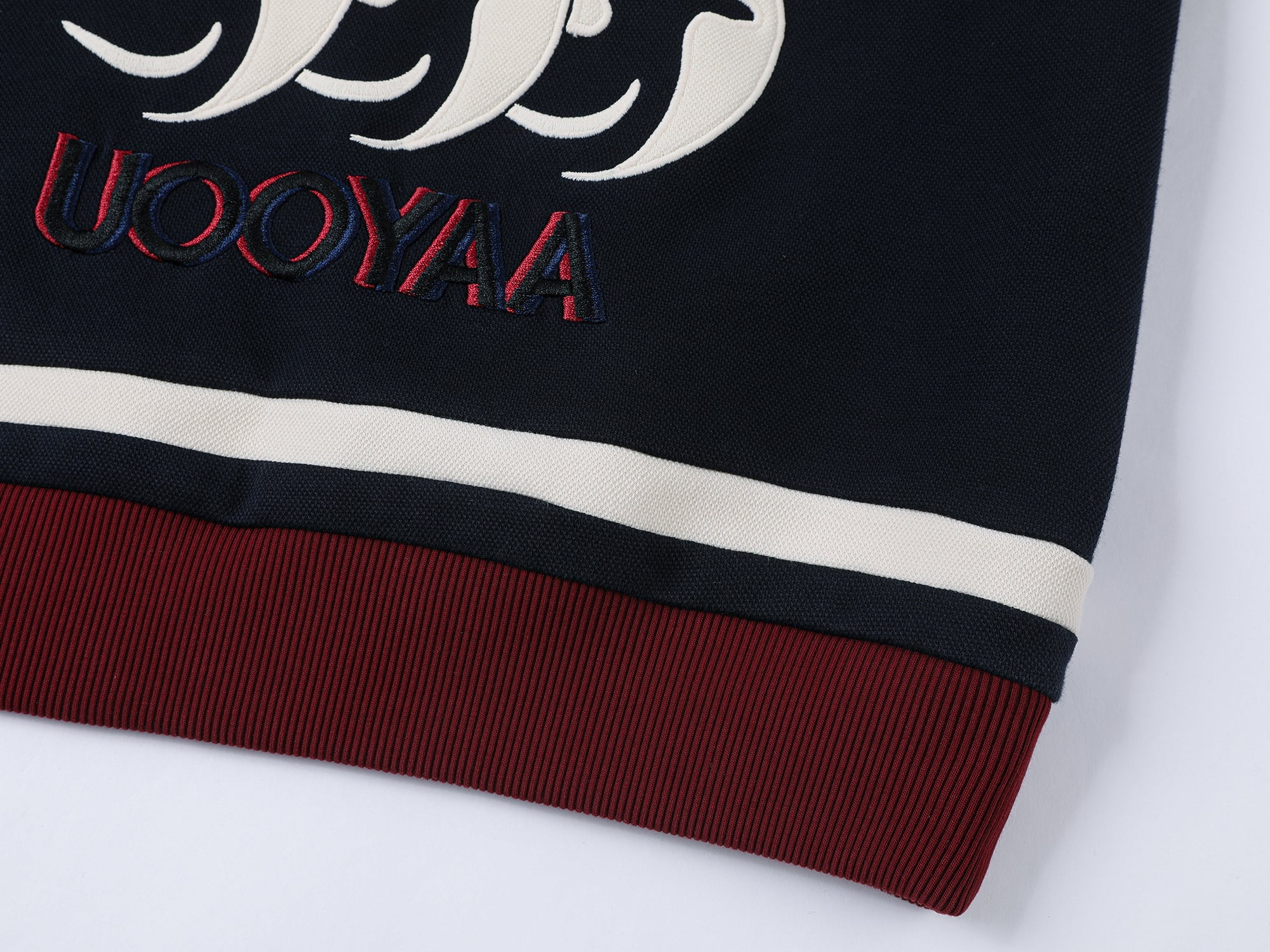 "I" duck polo sweatshirt