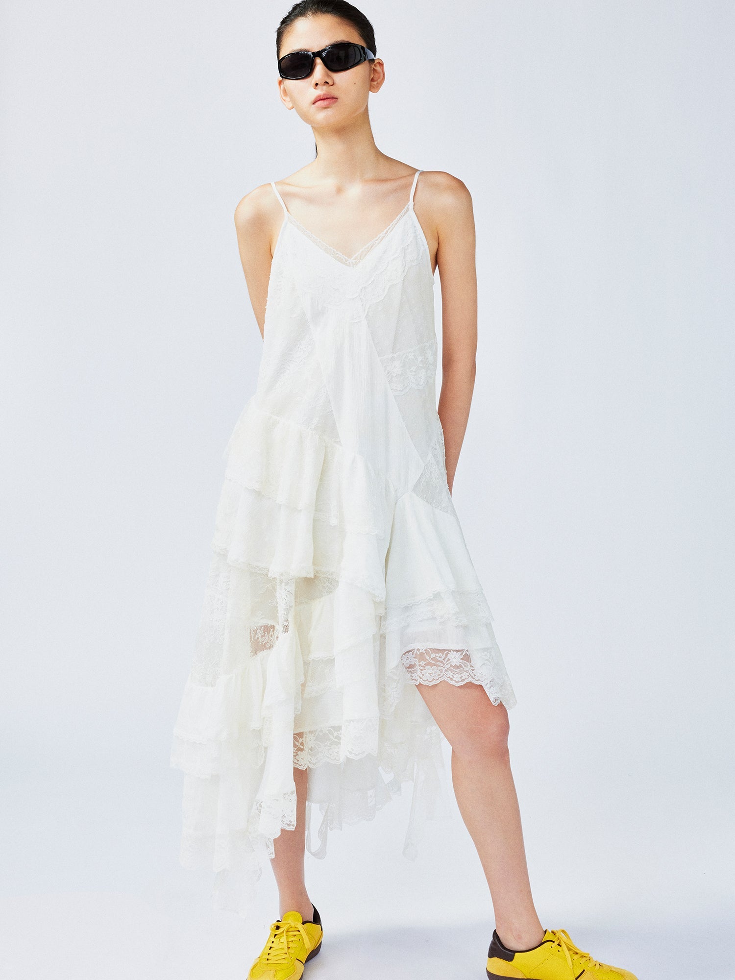 Lace slip dress