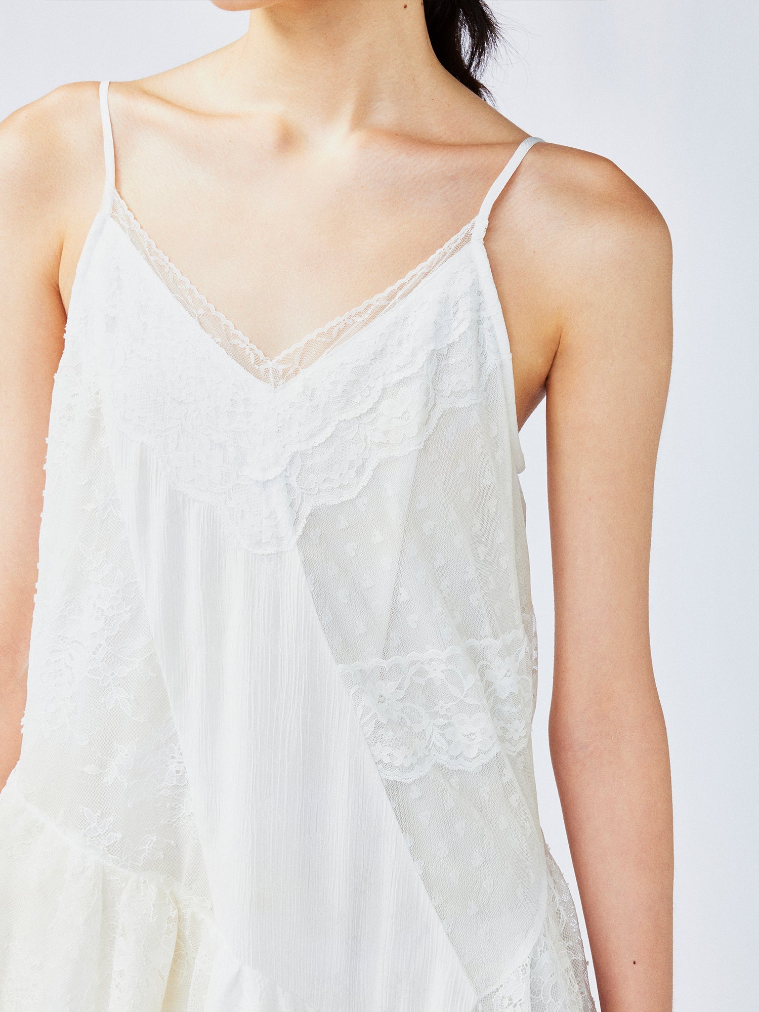 Lace slip dress