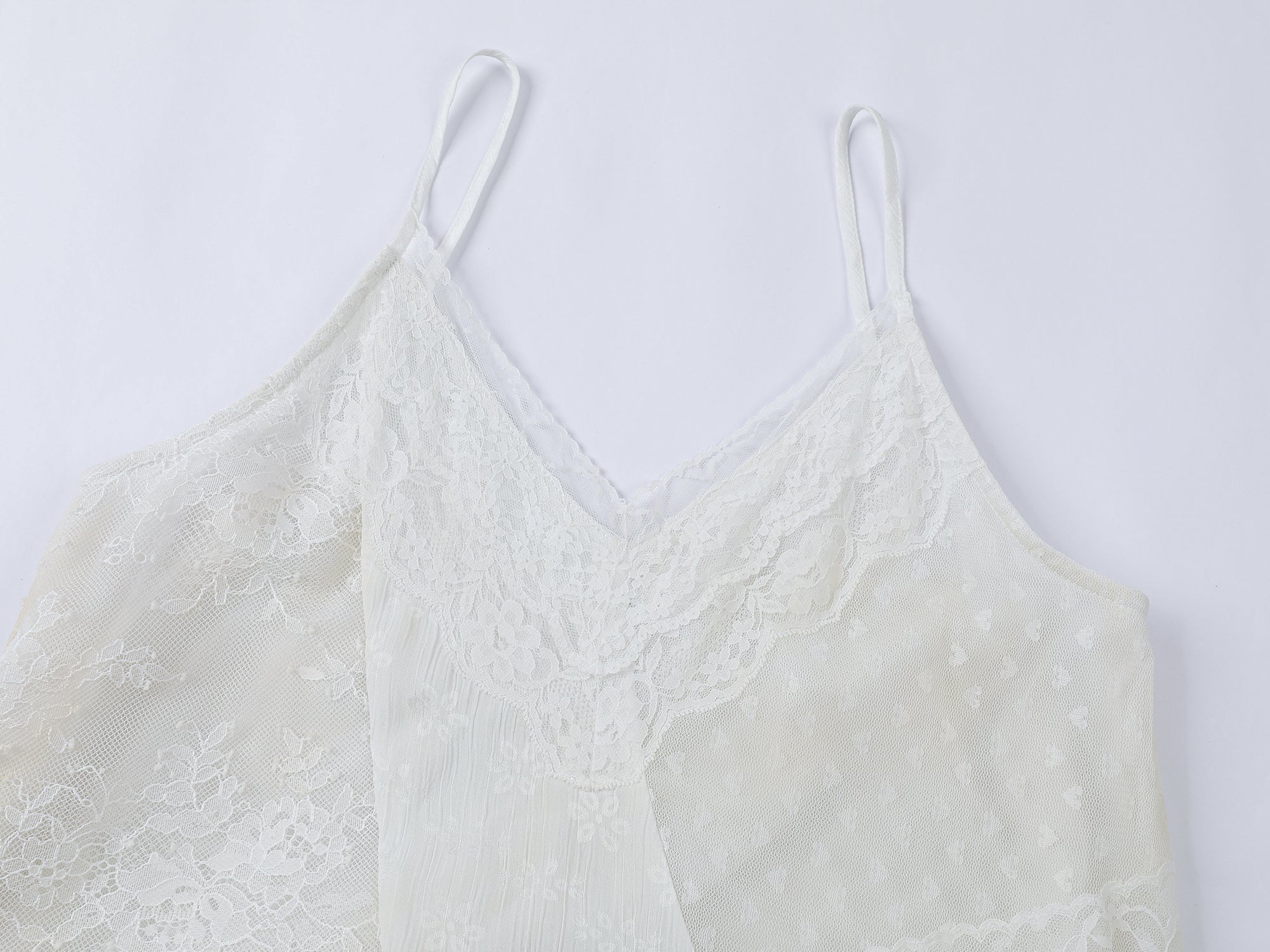 Lace slip dress