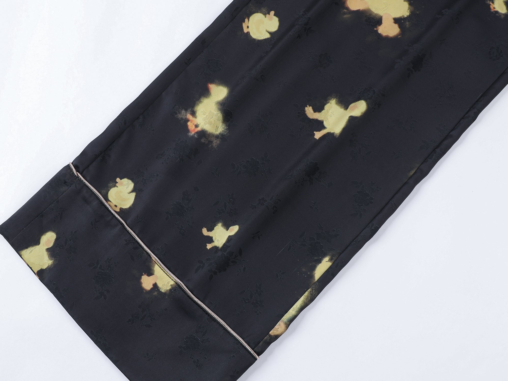 "I" duck pajama-style trousers