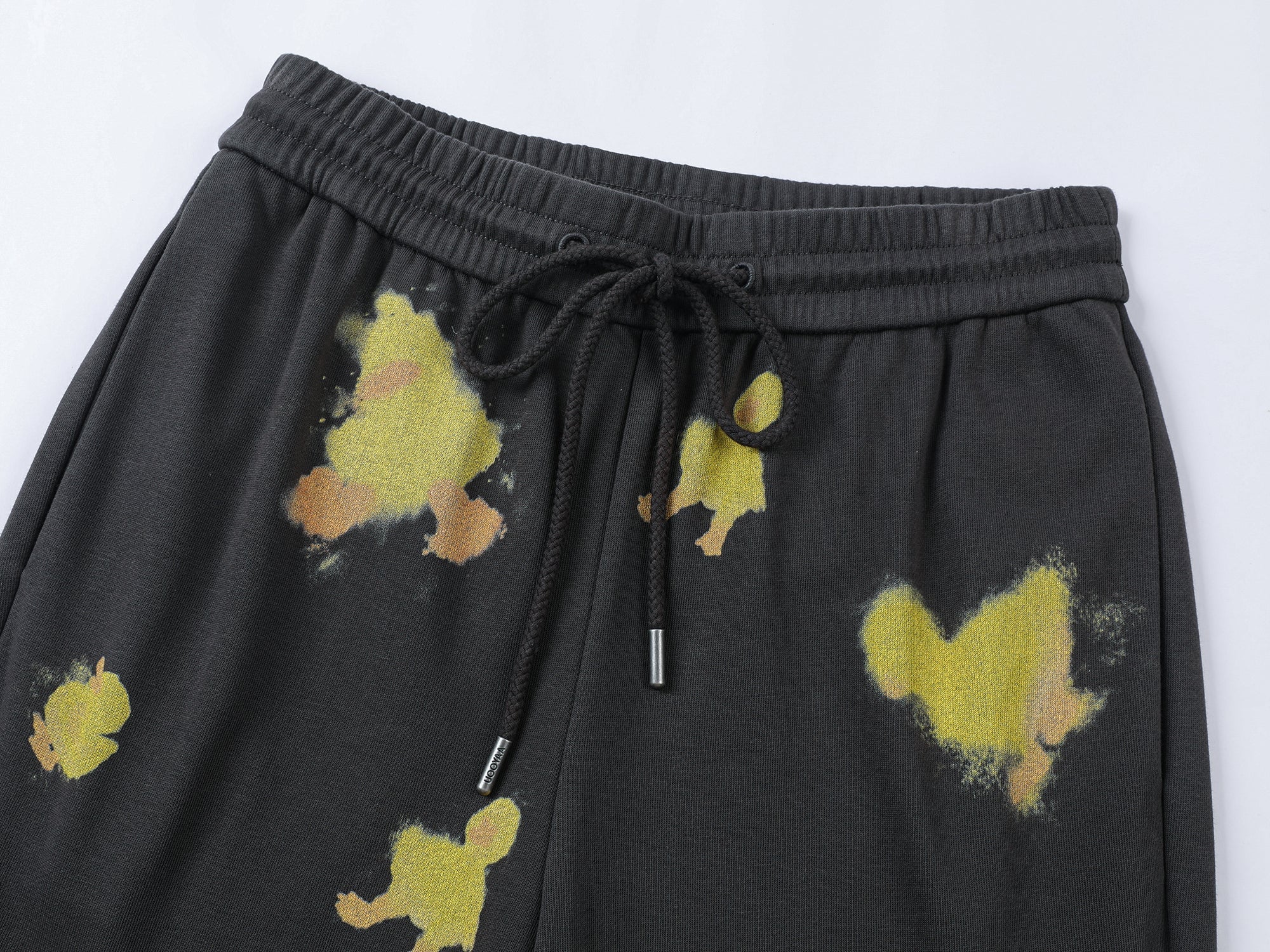 "I" duck flared pants