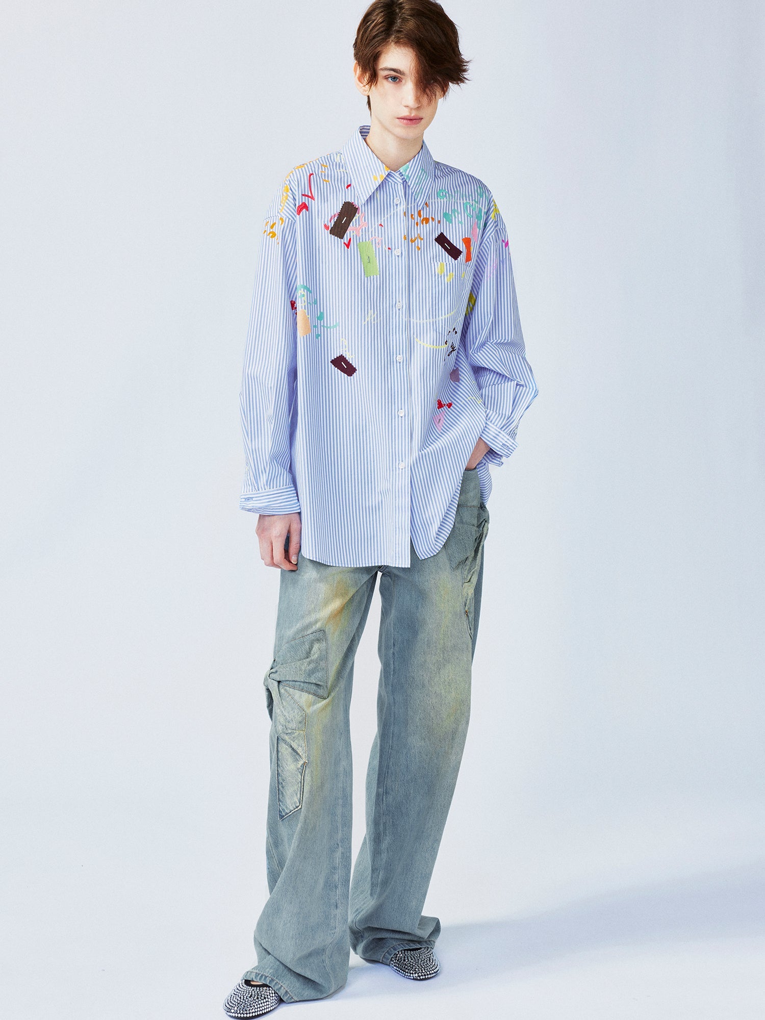 Artistic and free-spirited shirt