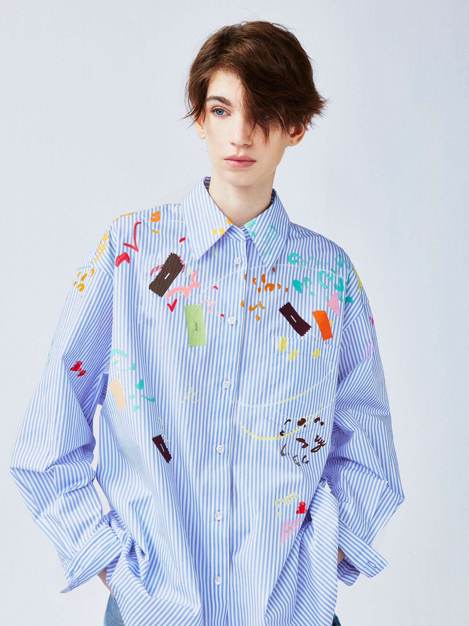 Artistic and free-spirited shirt