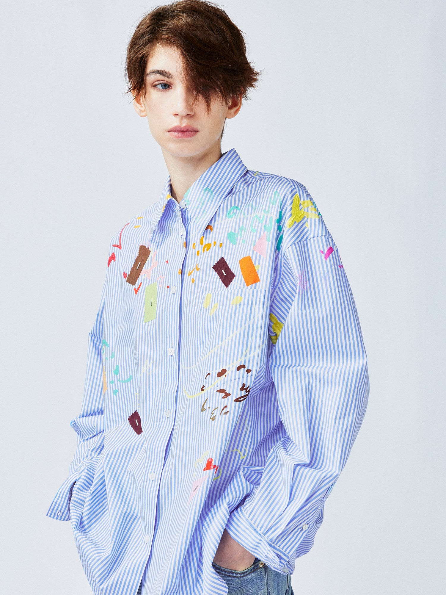 Artistic and free-spirited shirt