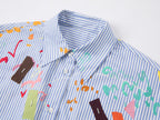 芸術的で自由な精神のシャツ