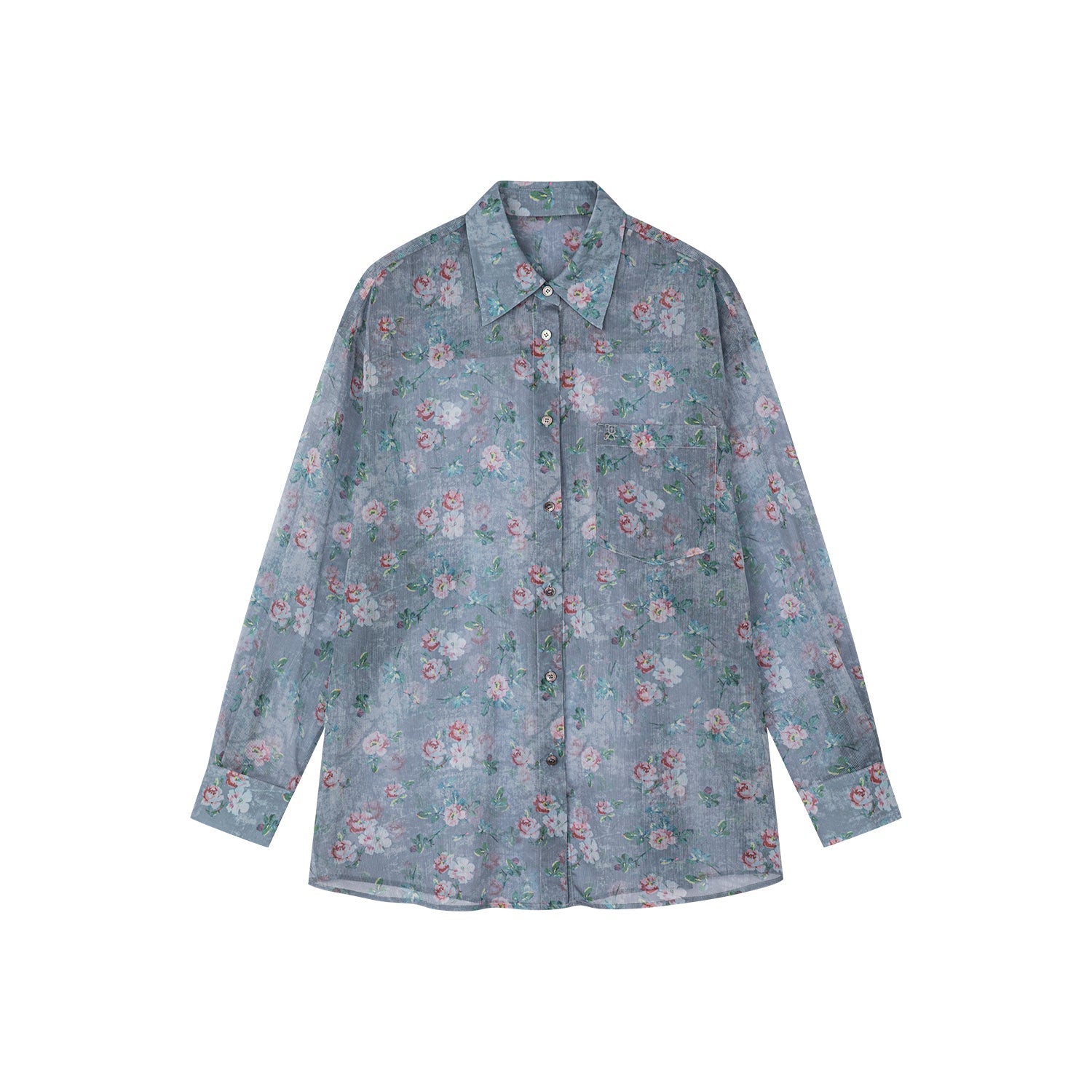 Romantic wallpaper floral shirt