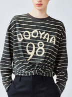 ツイストノットストライプTシャツ