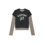 手描き風「98」UOOYAAロゴ 正真正銘のツーピースTシャツ