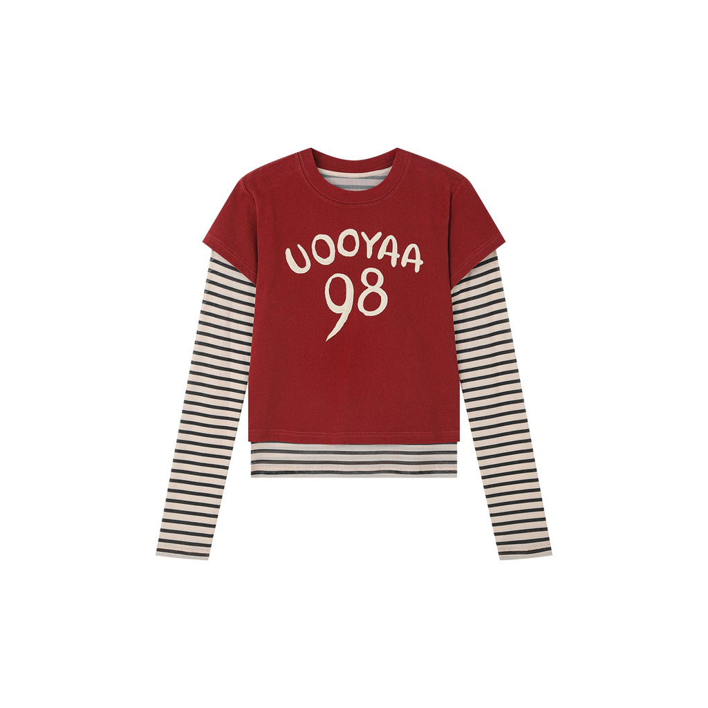 手描き風「98」UOOYAAロゴ 正規品 ツーピースTシャツ