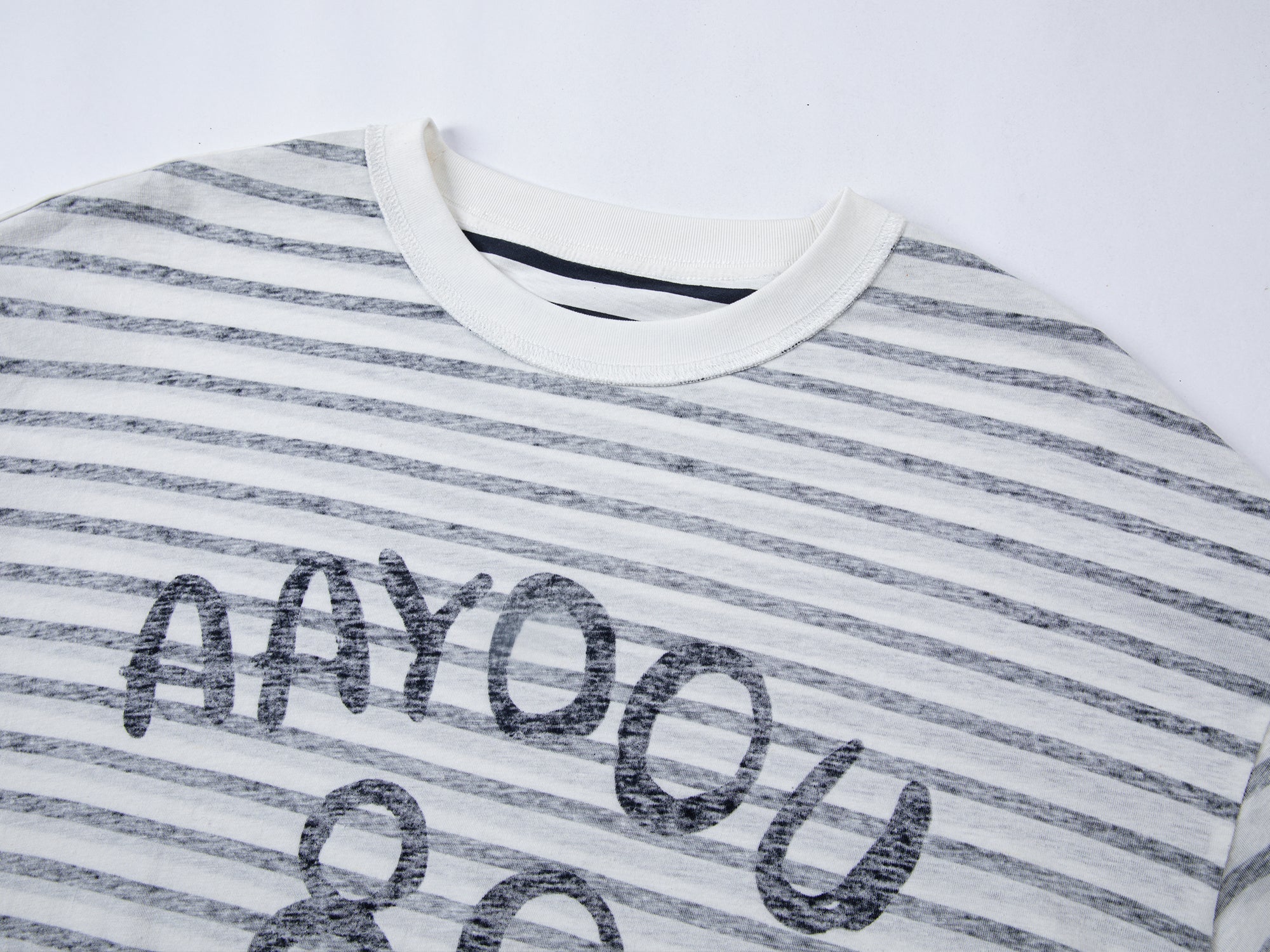 Inside-Out sailor stripe T-shirt