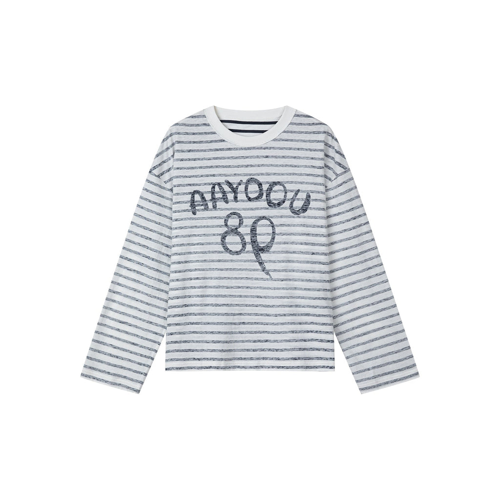 インサイドアウト セーラーストライプTシャツ